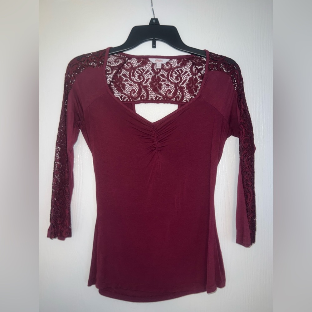 GIRLS red dress shirt